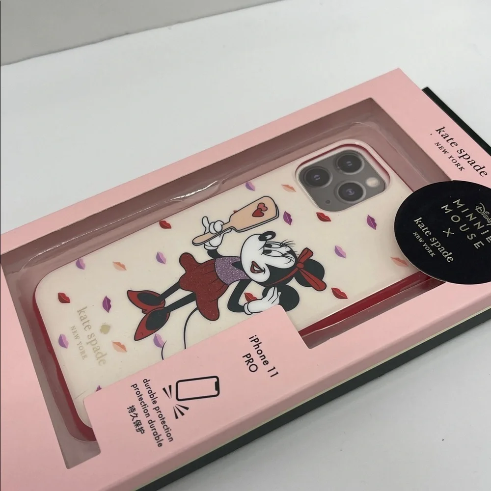 Kate Spade Minnie Mouse Iphone 11 PRO Case New In Box Color Palevelmulti NWT